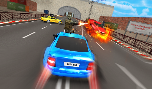 اسکرین شات بازی Mad Car Racer 3