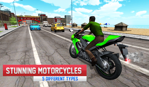 اسکرین شات بازی Moto Race 3D 1