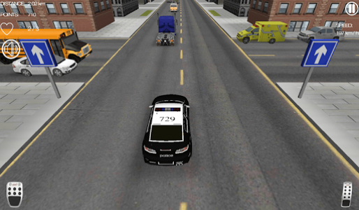 اسکرین شات بازی Police Car Racer 7