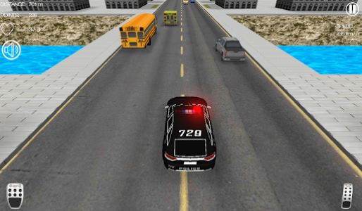 اسکرین شات بازی Police Car Racer 3