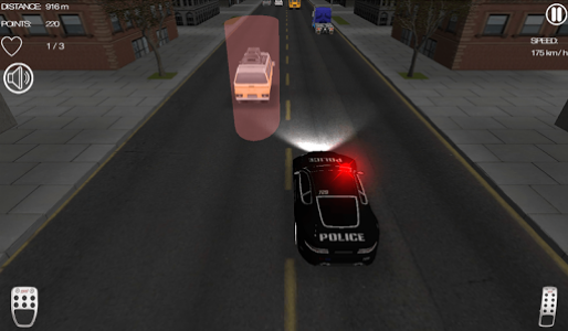 اسکرین شات بازی Police Car Racer 4
