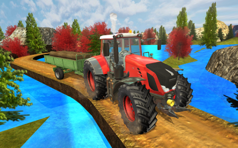 اسکرین شات بازی Tractor Hill Driver 3D 3