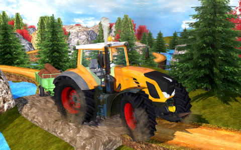 اسکرین شات بازی Tractor Hill Driver 3D 1