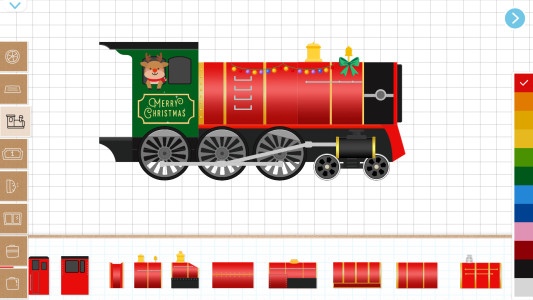 اسکرین شات 2 بازی Christmas Train Game For Kids