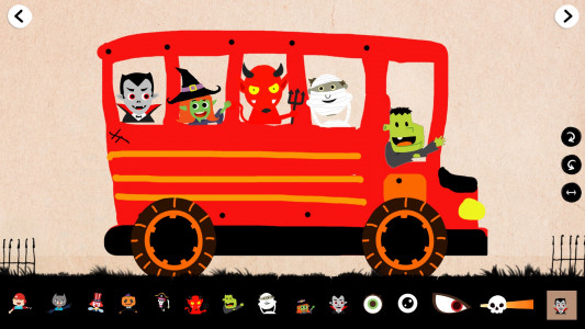 اسکرین شات بازی Labo Halloween Car-Kids Game 1