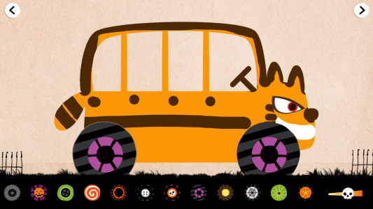 اسکرین شات بازی Labo Halloween Car-Kids Game 2