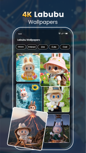 اسکرین شات 3 برنامه Labubu 4K Live Wallpapers HD