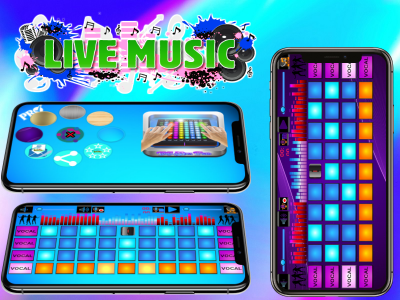 اسکرین شات 1 برنامه DJ Mix Pad