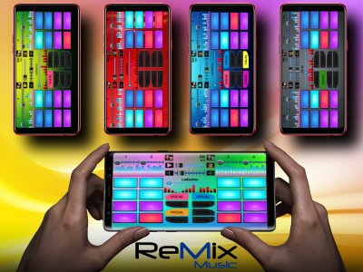 اسکرین شات برنامه Remix Music Pad 4