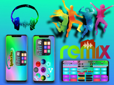 اسکرین شات 3 برنامه Remix Music Pad