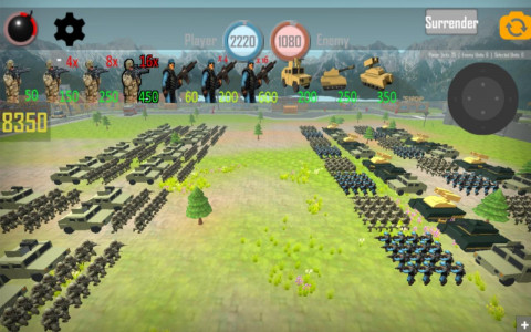 اسکرین شات بازی World War 3: Militia Wars RTS 3