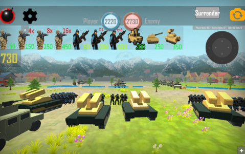 اسکرین شات بازی World War 3: Militia Wars RTS 2