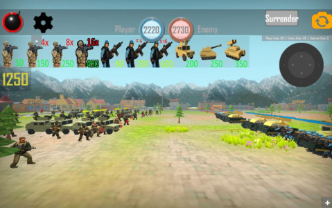اسکرین شات بازی World War 3: Militia Wars RTS 4
