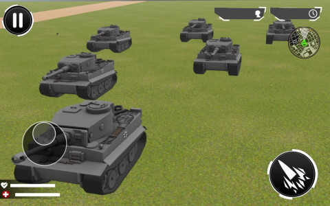 اسکرین شات بازی Tanks World War 2 RPG Survival 1