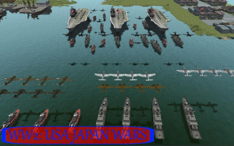 اسکرین شات بازی World War II: USA & Japan Wars 1