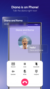 اسکرین شات 5 برنامه Diana and Roma Fake Video Call