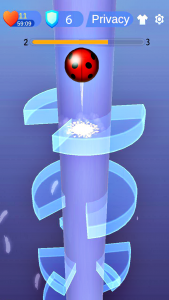 اسکرین شات بازی Tower Ladybug Ball Jump 1
