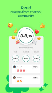 اسکرین شات 6 برنامه TheFork - Restaurant bookings