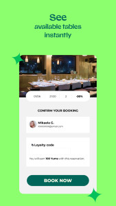 اسکرین شات 7 برنامه TheFork - Restaurant bookings