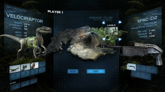 اسکرین شات بازی Dino VR Shooter: dinosaurs VR games 2