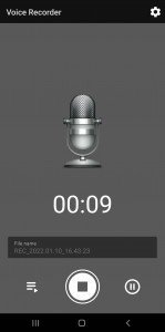اسکرین شات برنامه Voice Recorder Pro 4