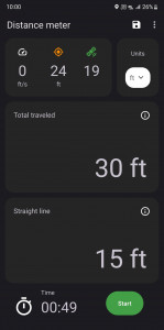 اسکرین شات 4 برنامه Distance meter
