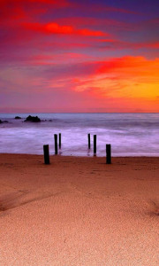 اسکرین شات برنامه Ocean Sunset Live Wallpaper 3