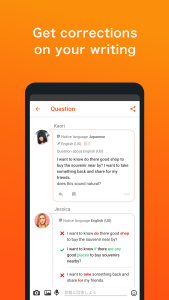 اسکرین شات 7 برنامه HiNative - Language Learning