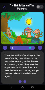 اسکرین شات برنامه English Stories For Kids 5