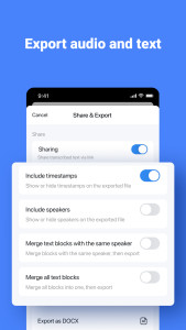 اسکرین شات 6 برنامه Notta-Transcribe Audio to Text
