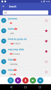 اسکرین شات برنامه Learn Tagalog Filipino 4