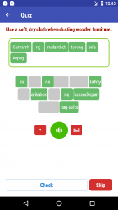 اسکرین شات برنامه Learn Tagalog Filipino 5