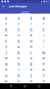 اسکرین شات برنامه Learn Norwegian 4