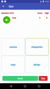 اسکرین شات برنامه Learn Spanish 8