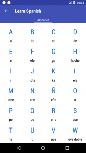 اسکرین شات برنامه Learn Spanish 4
