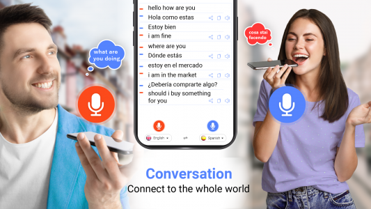 اسکرین شات 1 برنامه All Language Translate App