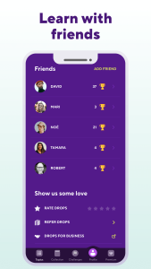 اسکرین شات 7 برنامه Drops: Language Learning Games