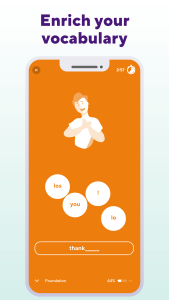 اسکرین شات 4 برنامه Drops: Language Learning Games