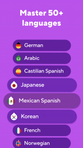 اسکرین شات 1 برنامه Drops: Language Learning Games