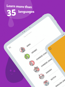اسکرین شات برنامه Droplets: language learning for kids 6