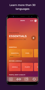 اسکرین شات برنامه Drops: Learn French 1