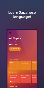 اسکرین شات 1 برنامه Drops: Learn Japanese