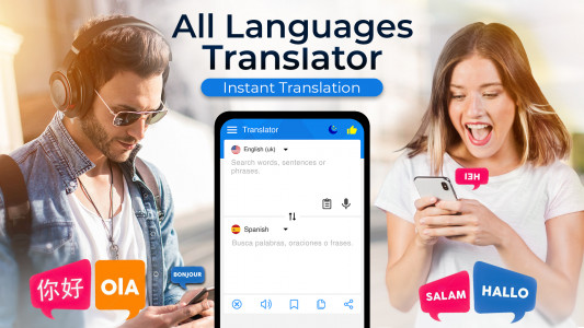 اسکرین شات برنامه Translate All Languages 3
