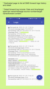اسکرین شات برنامه SMS forwarder 2