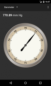 اسکرین شات برنامه Barometer and Compass 1
