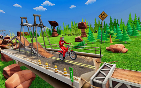 اسکرین شات بازی Tricky Bike Stunt Racing Games 2021-Free Bike Game 8
