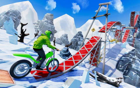 اسکرین شات بازی Tricky Bike Stunt Racing Games 2021-Free Bike Game 7
