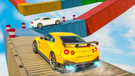 اسکرین شات بازی Crazy Car Stunt Ramp Car Games 5
