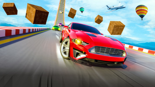 اسکرین شات بازی Crazy Car Stunt Ramp Car Games 8