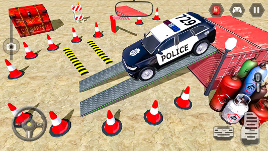 اسکرین شات 3 بازی Police Car Parking Simulator